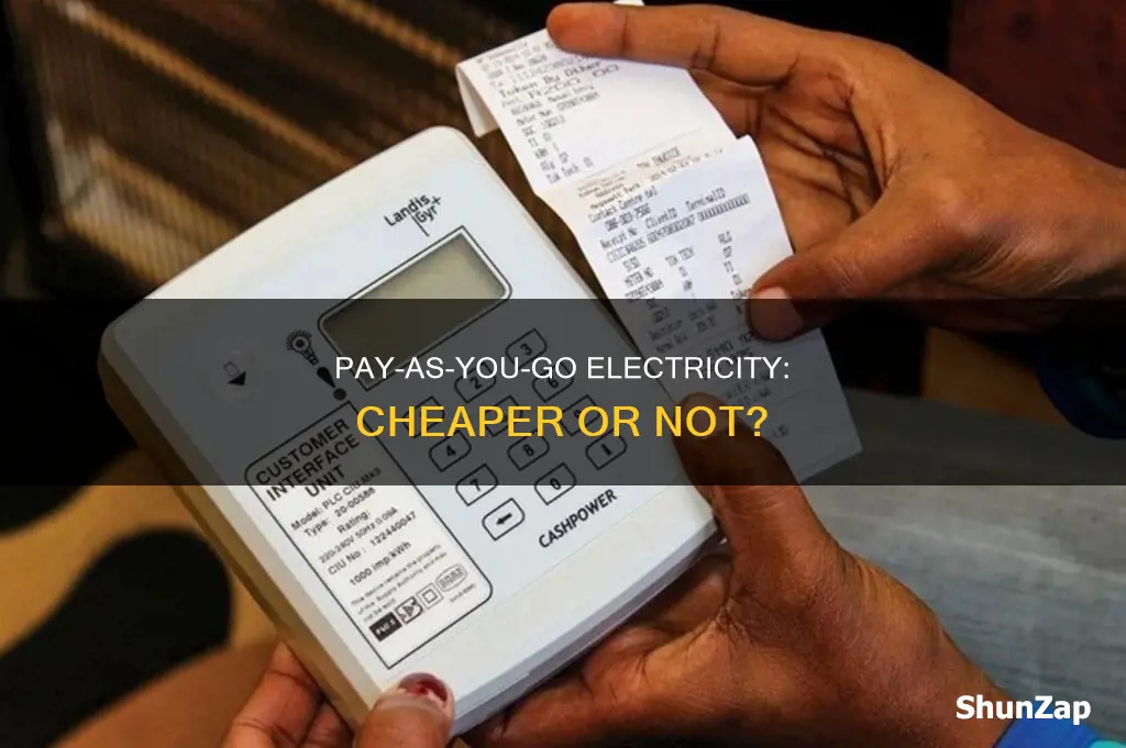 is pay as you go electricity cheaper