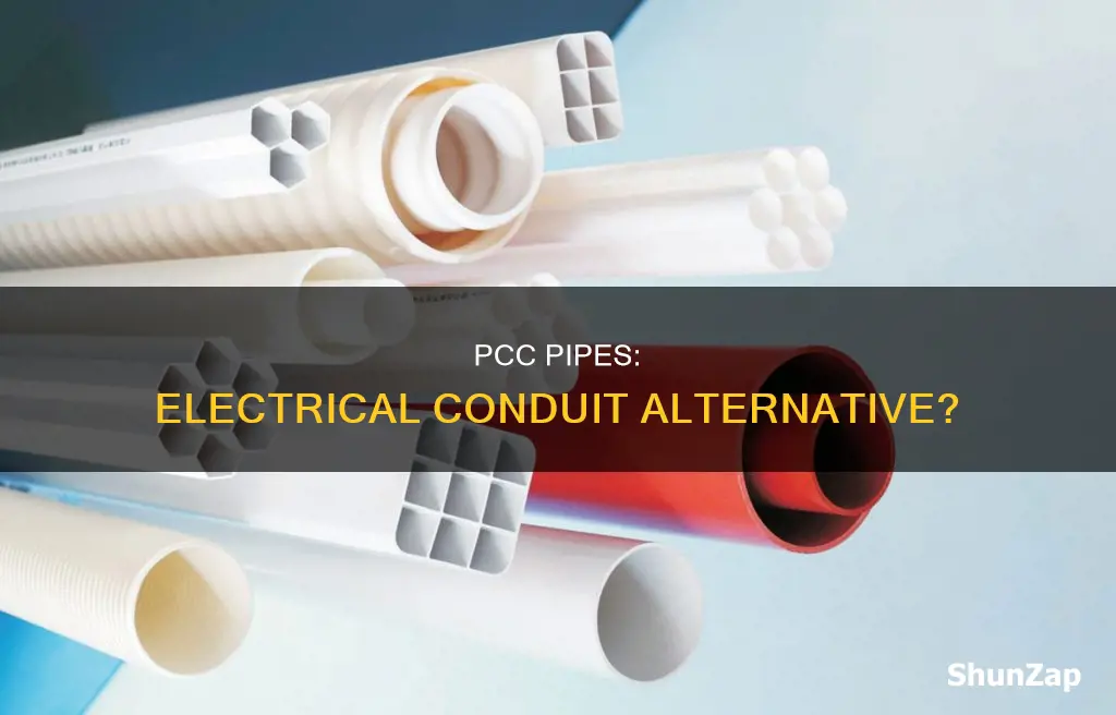 is pcc pipe suitable as electrical conduit