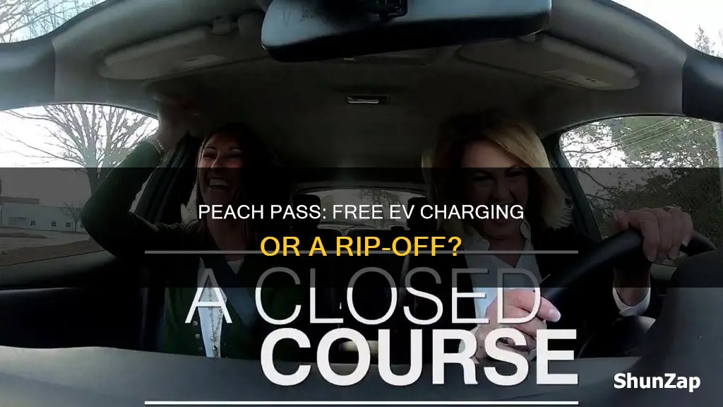 is peach pass free for electric vehicles