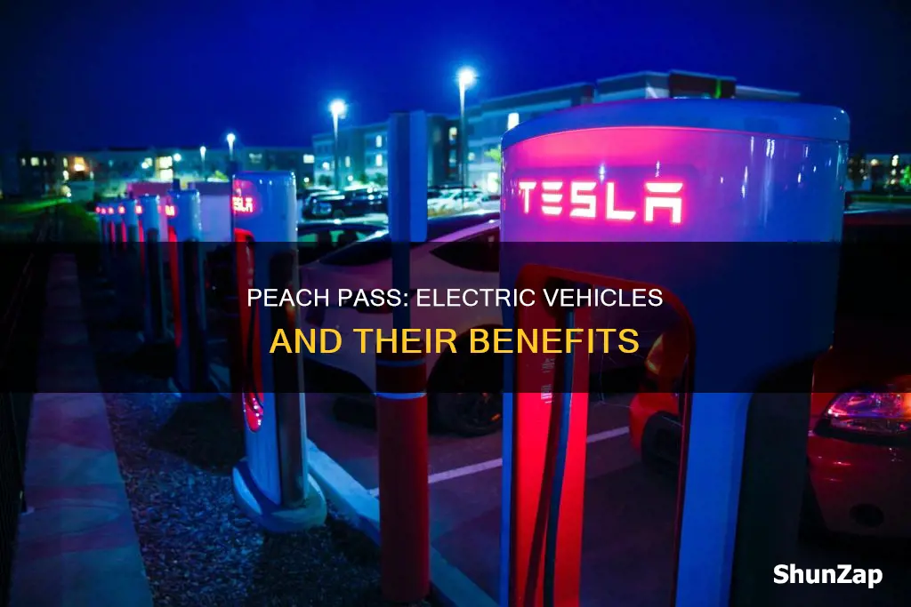 is peach pass free for electric vehicles