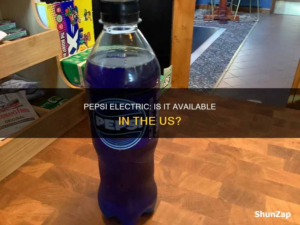 is pepsi electric available in the us