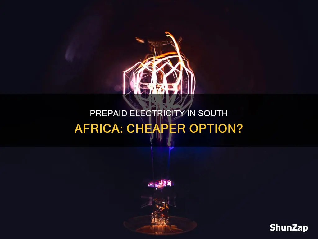 is prepaid electricity cheaper in south africa