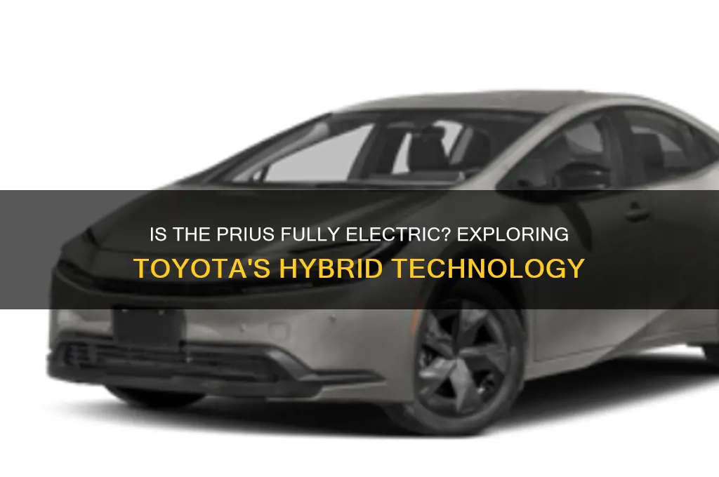 is prius an electric car