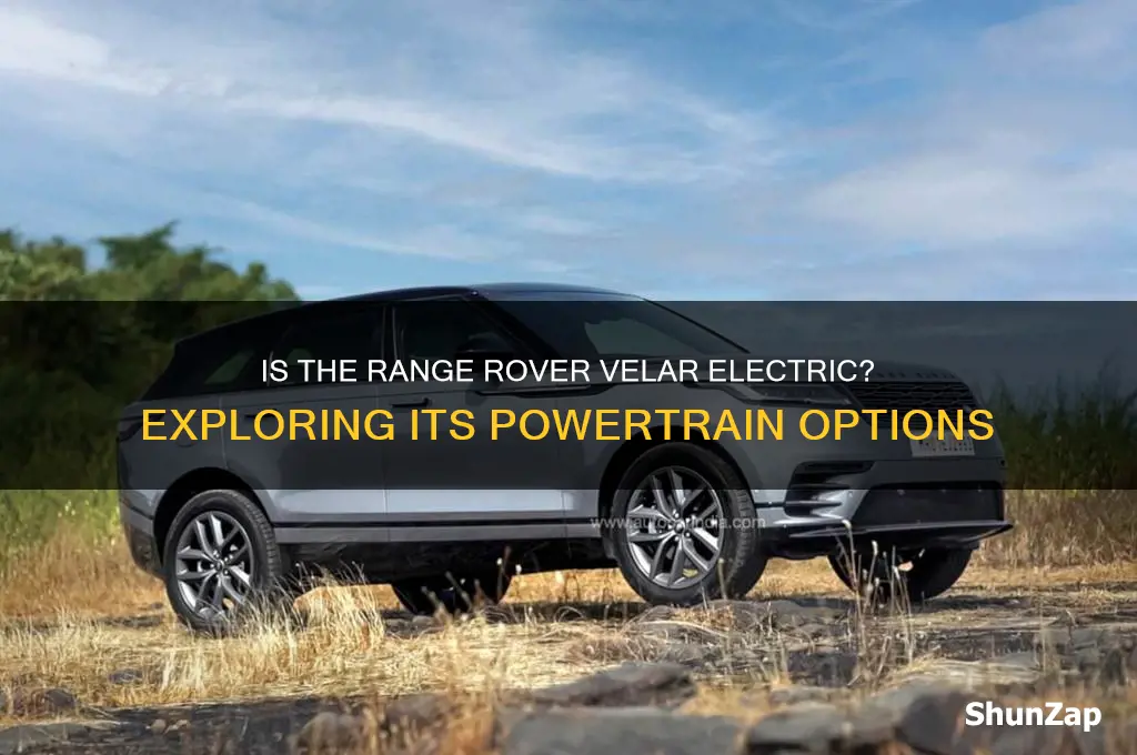 is range rover velar an electric car