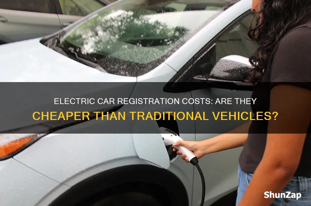 is registration cheaper for electric cars