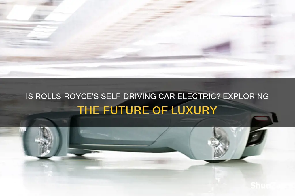 is rolls oyce self driving car electric