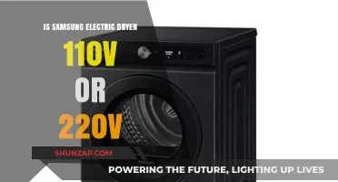 Electric Dryers: Samsung's Voltage Requirements Explained