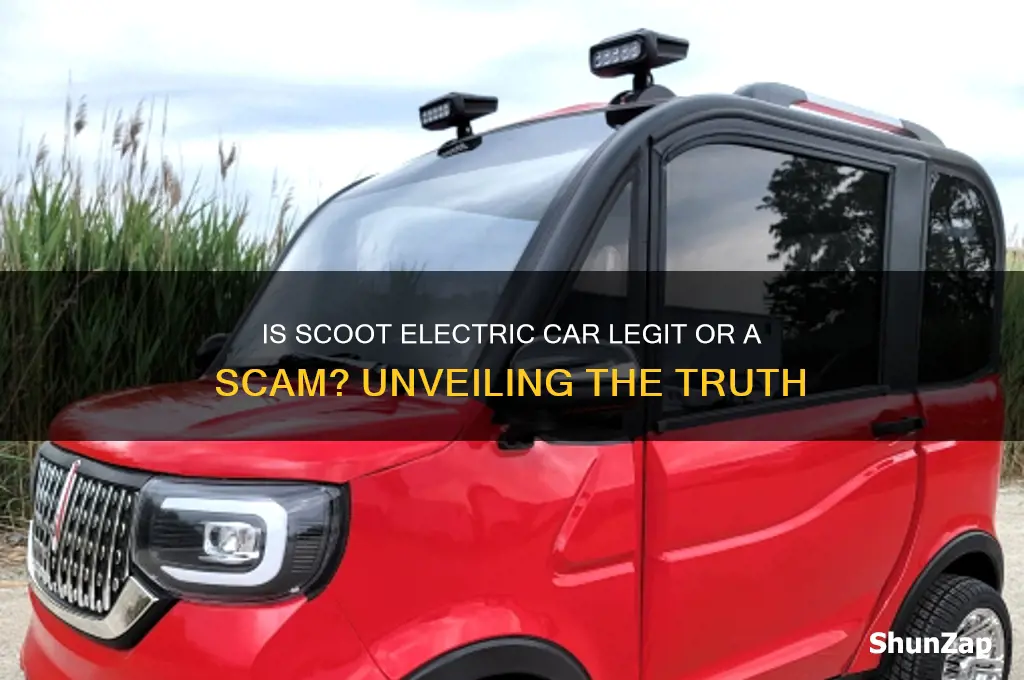 is scoot electric car a scam