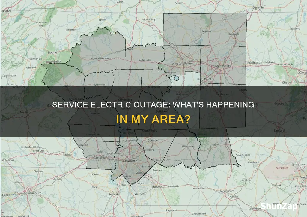 is service electric down in my area