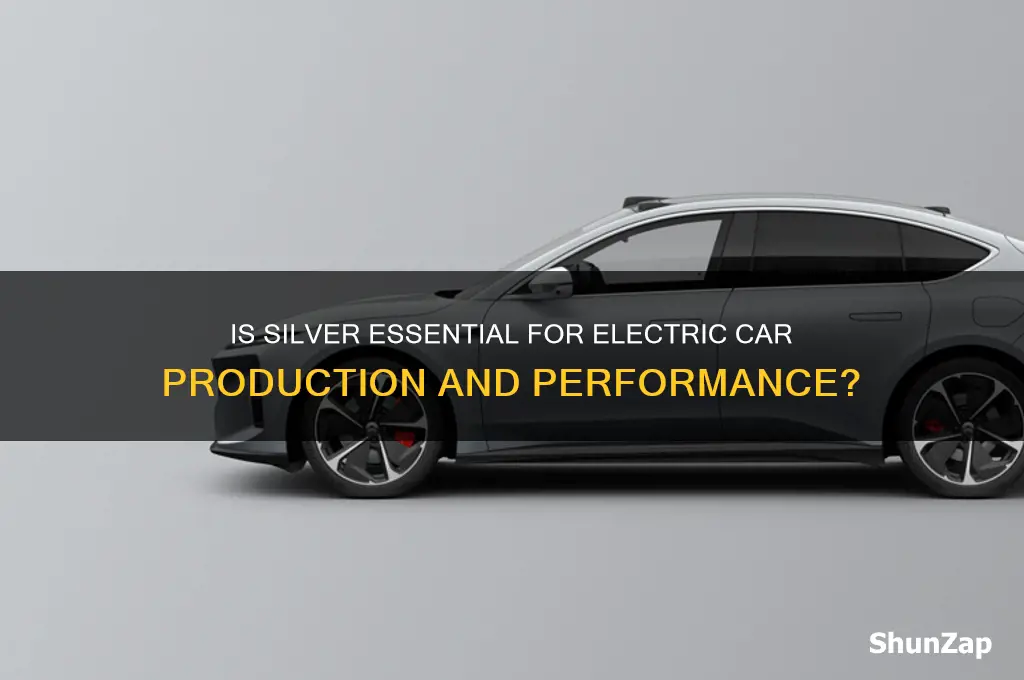 is silver needed for electric cars