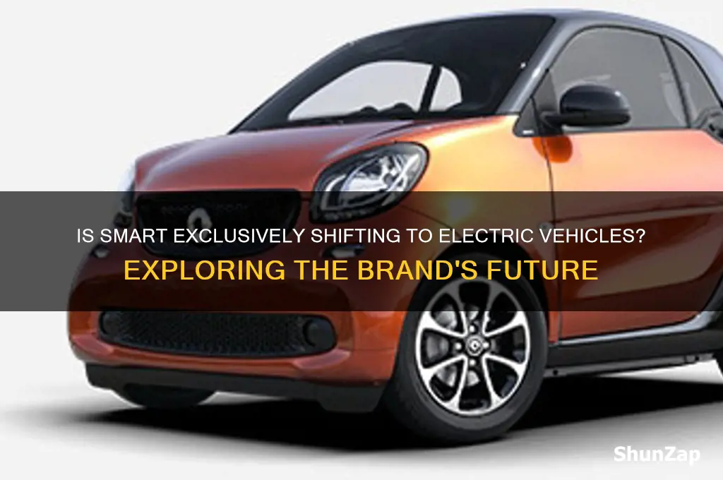 is smart only making electric cars