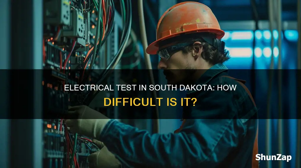 is south dakota journeyman electrical test hard