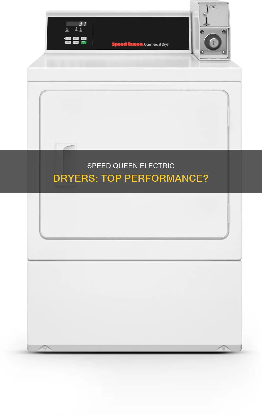 is speed queen a top electric dryer