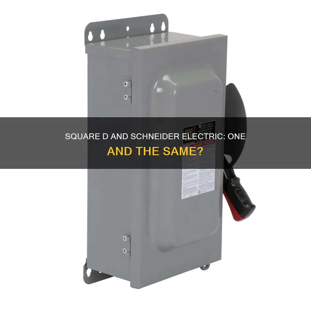 is square d and schneider electric the same company
