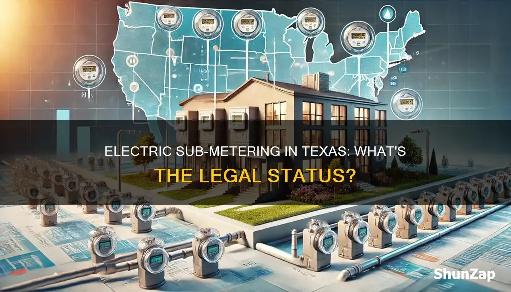 is sub metered electric in texas legal