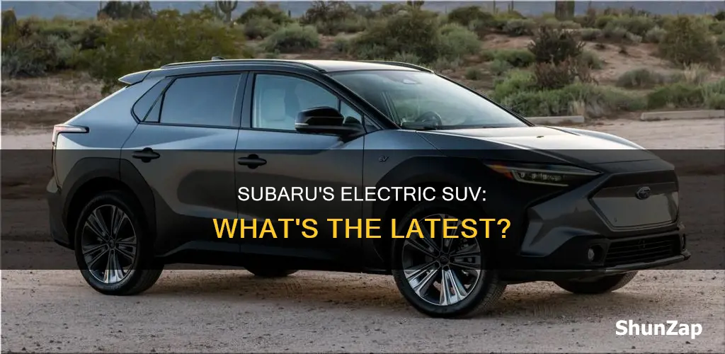 is suburu making a small electric suv