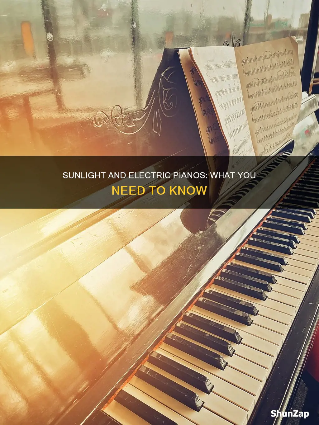 is sunlight bad for an electric piano