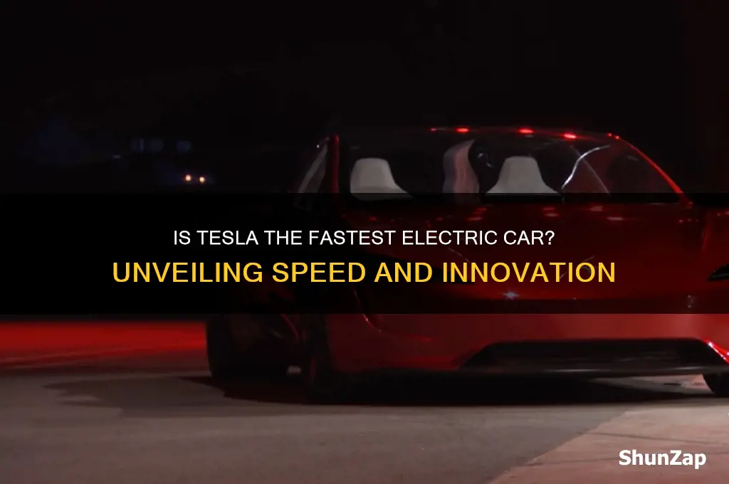 is tesla fastest electric car