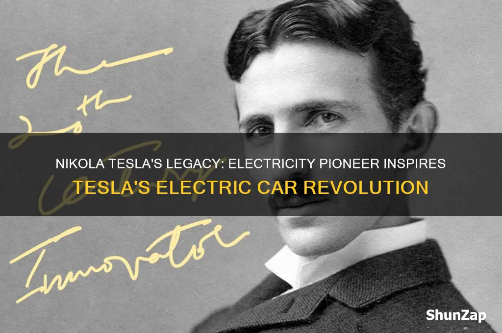 is tesla of electricity kin to tesla of electric cars
