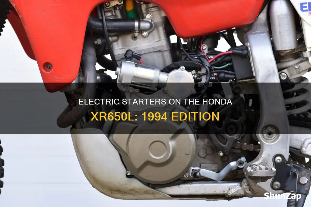 is the 1994 honda xr650l electric start