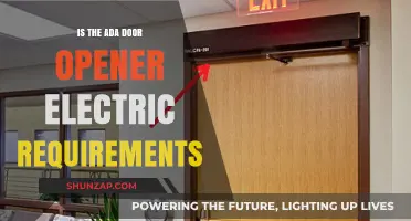 Door Opener Electric Requirements: What You Need to Know About ADA