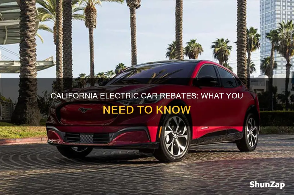 is the any california state rebate for electric cars