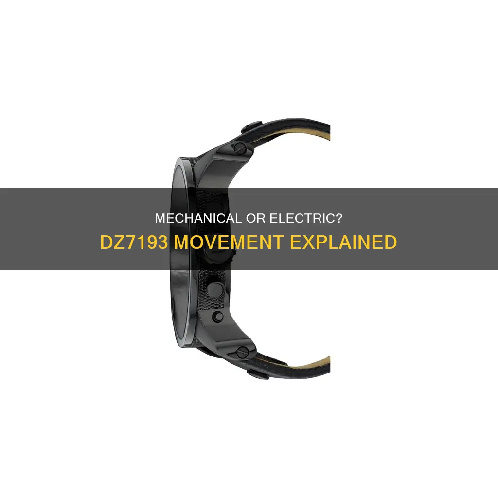 is the diesel dz7193 mechanical or electric