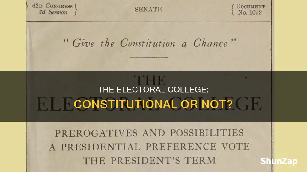 is the electral college in the constitution