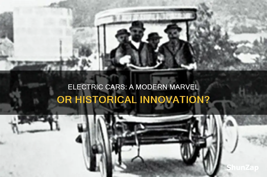 is the electric car a recent phenomenon