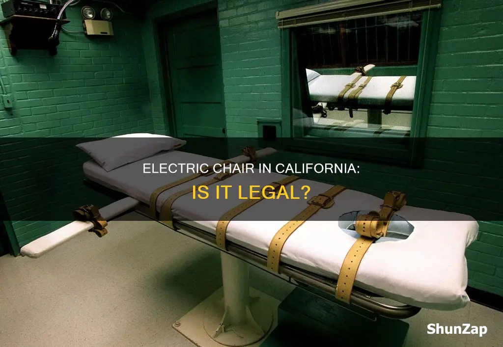 is the electric chair legal in california