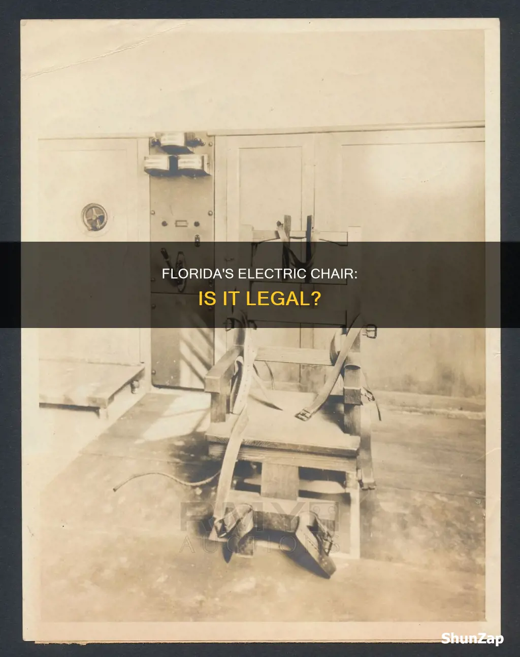 is the electric chair legal in florida