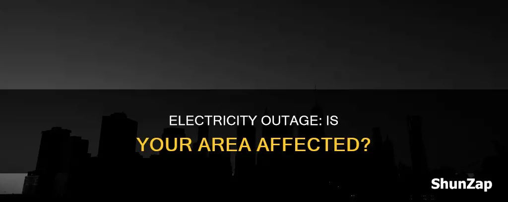 is the electric down in my area