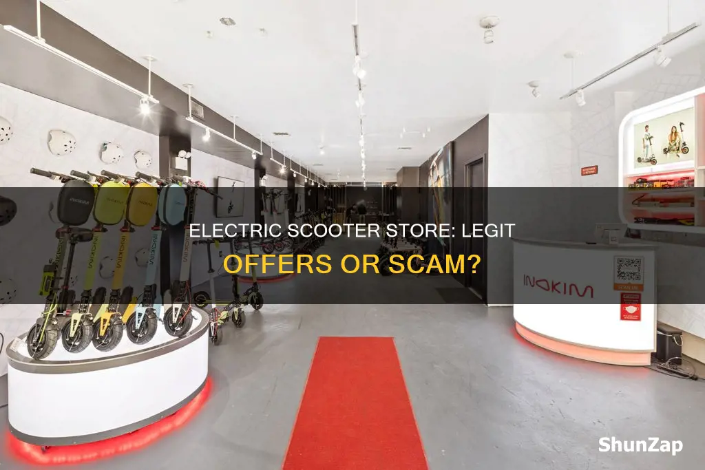is the electric scooter store offers legit