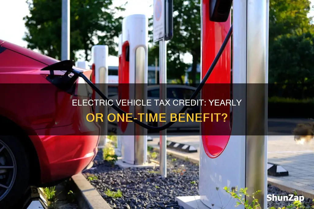 is the electric vehicle tax credit yearly
