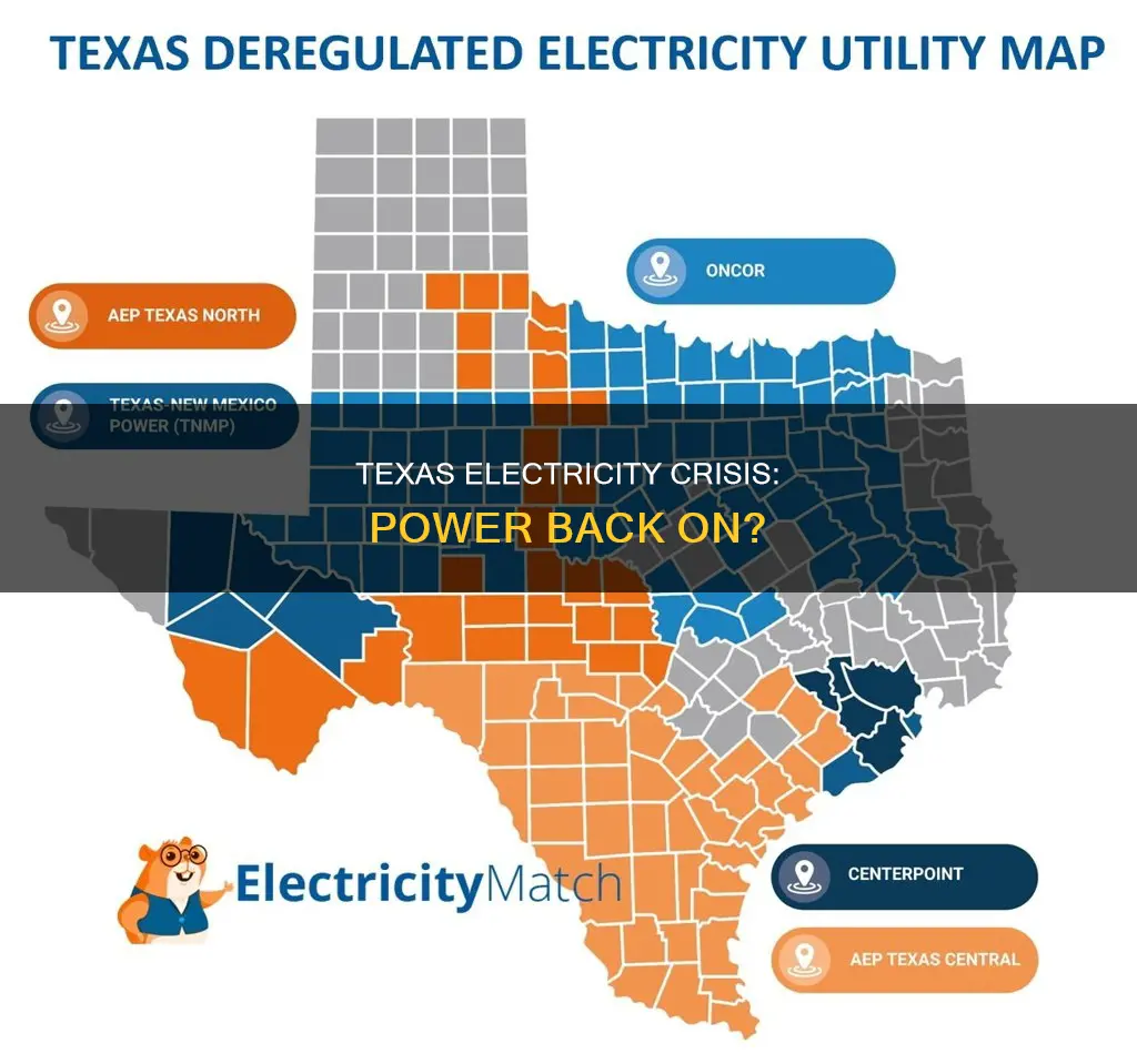 is the electricity back on in texas