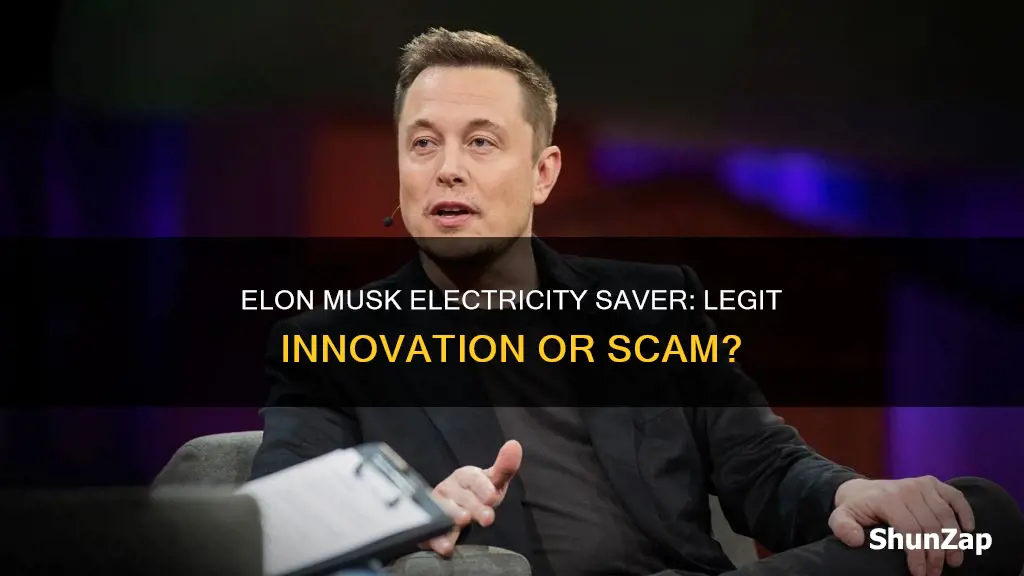 is the elon musk electricity saver legit