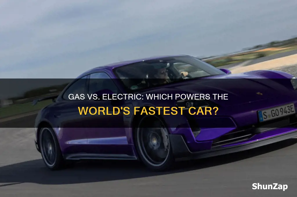 is the fastest car in the world gas or electric