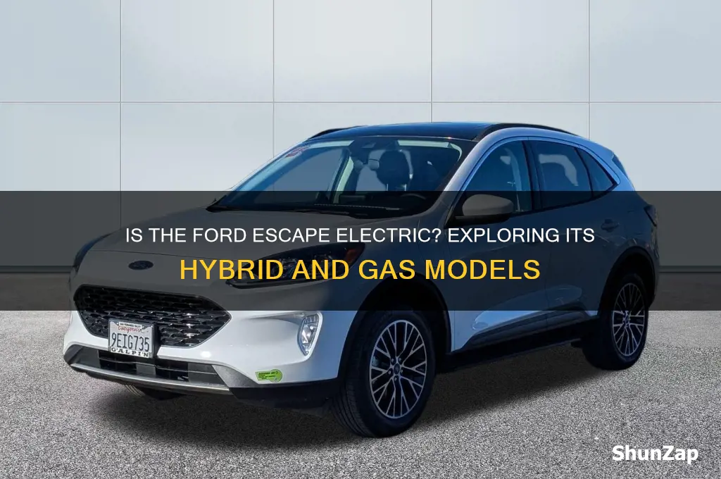 is the ford escape an electric car