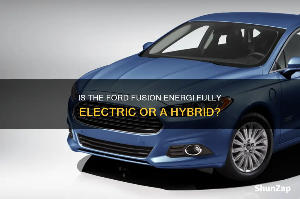 is the ford fusion energi an electric car