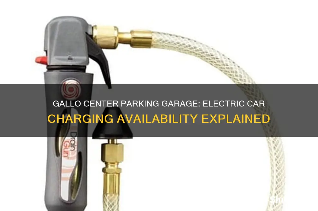 is the gallo center parking garage have electric car