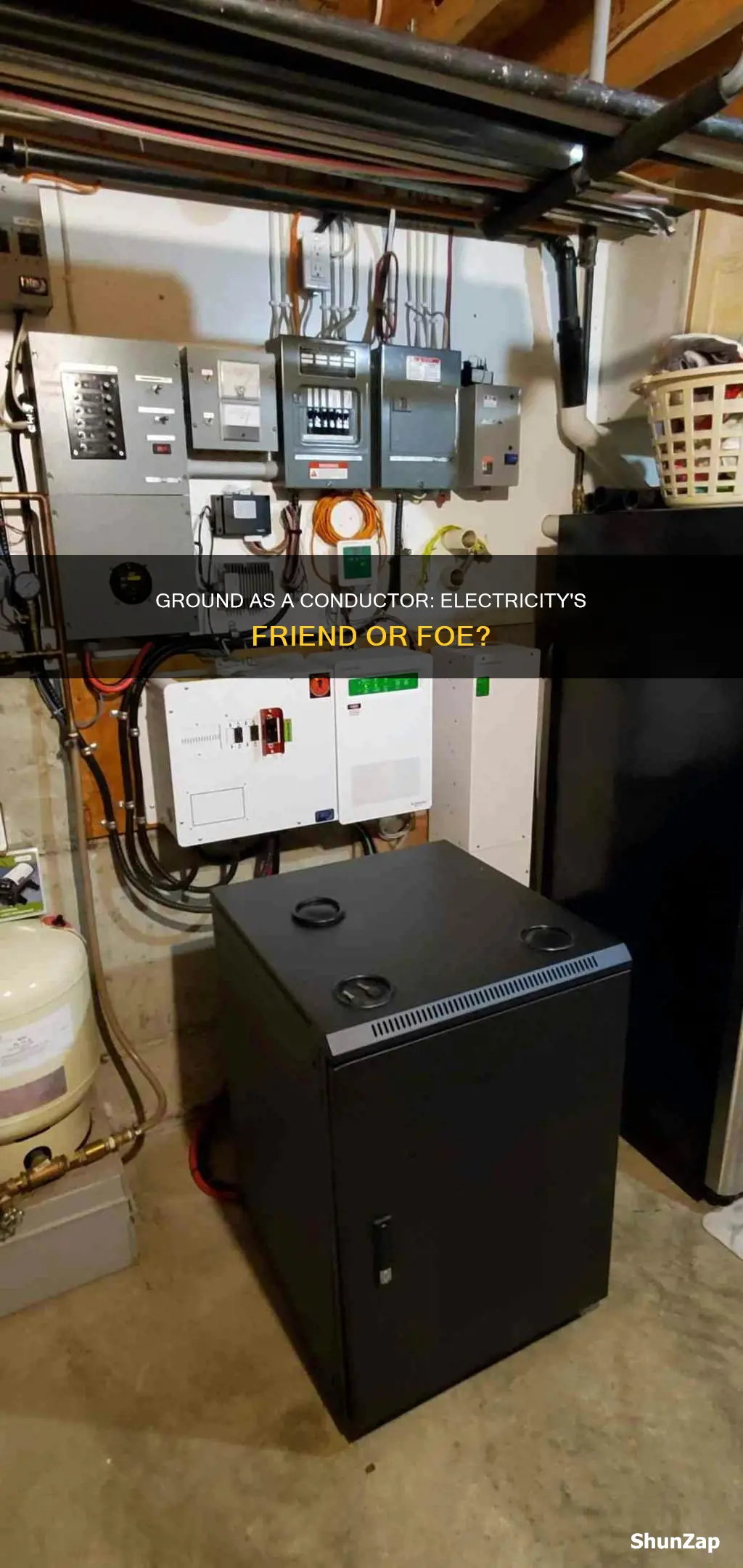 is the ground a conductor of electricity
