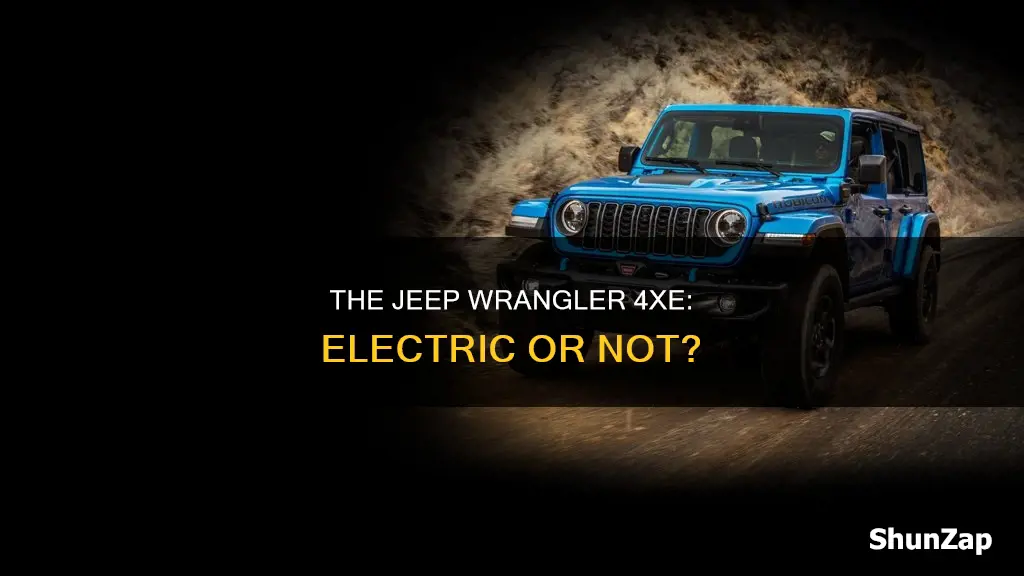is the jeep wrangler 4xe all electric