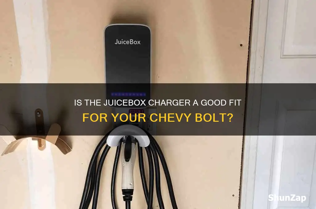 is the juice box electric car charger good for bolt