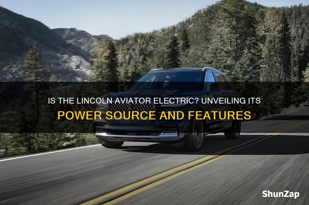 is the lincoln aviator an electric car