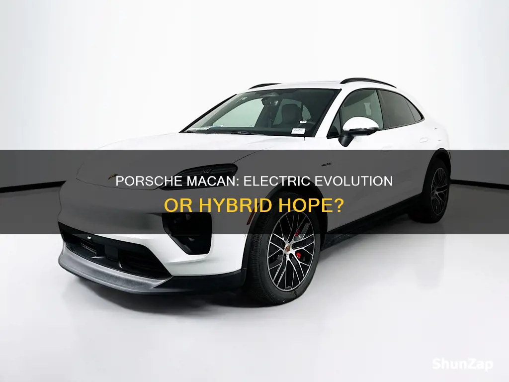 is the new porsche macan only electric