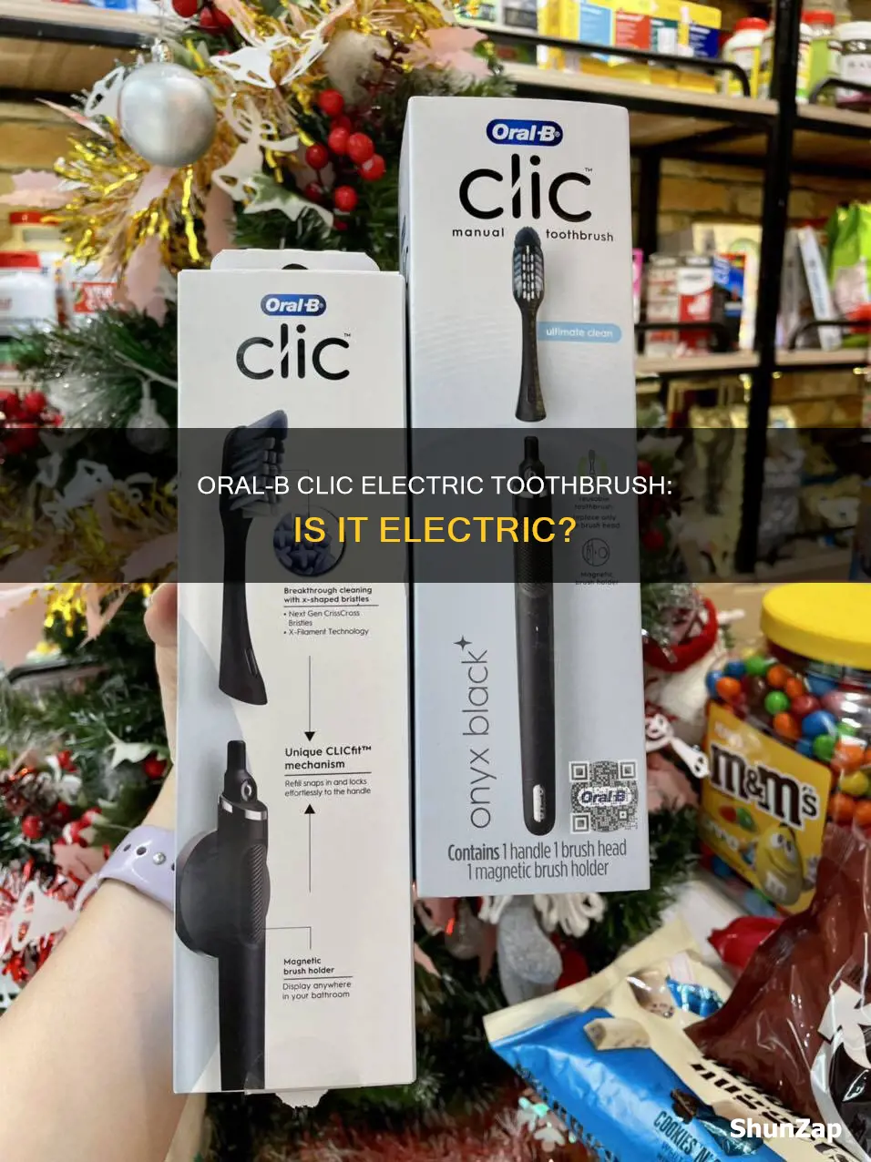 is the oral b clic toothbrush electric