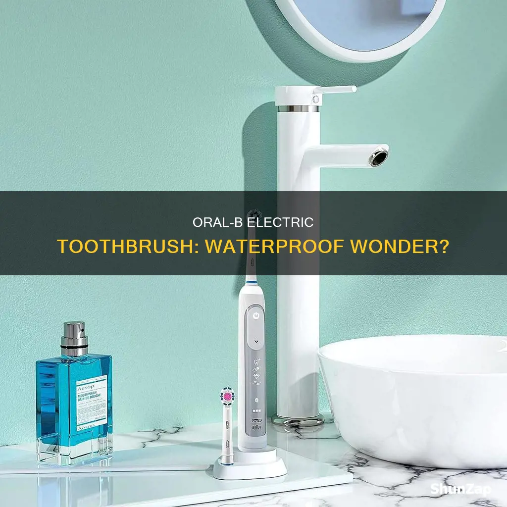 is the oral b electric toothbrush waterproof
