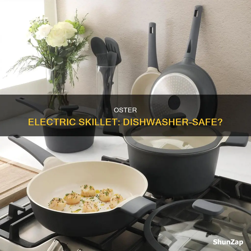 is the oster electric skillet dishwasher safe