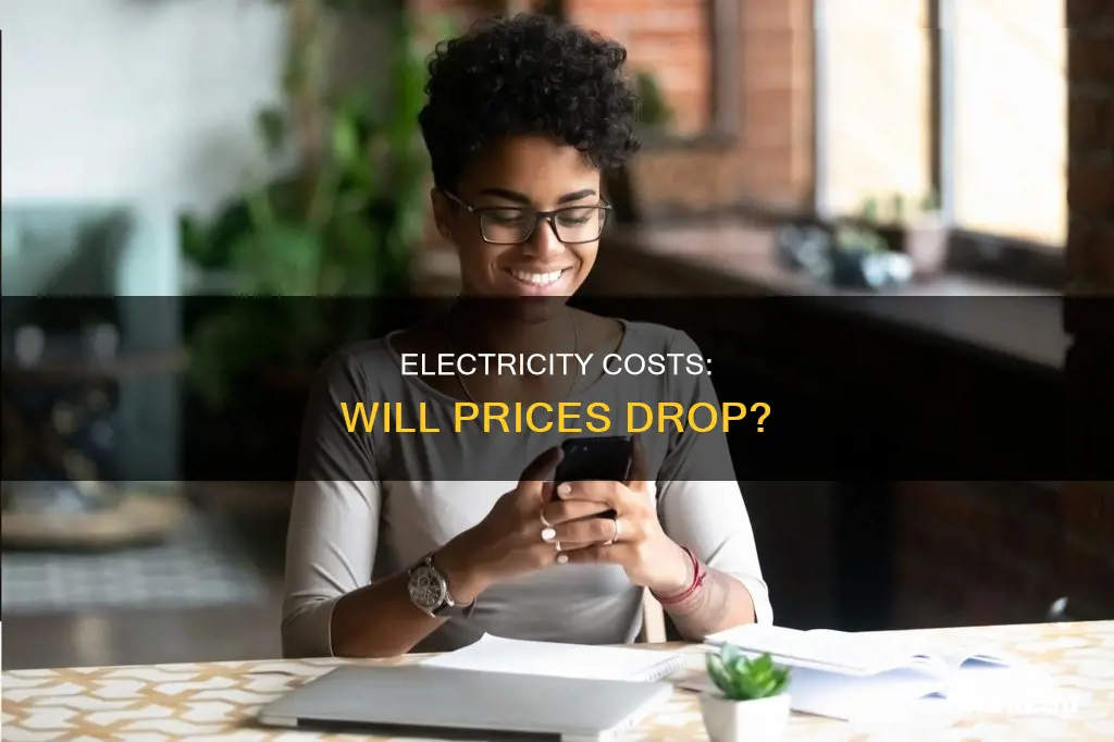 is the price of electricity going down