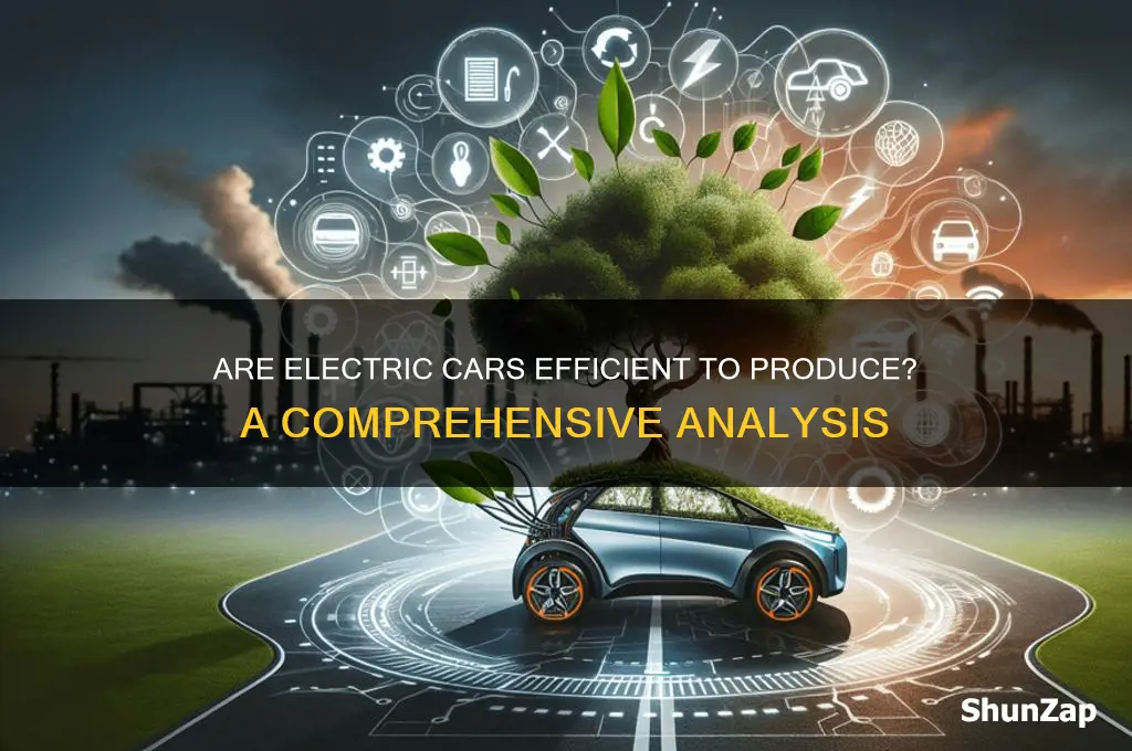 is the production of electric cars efficient